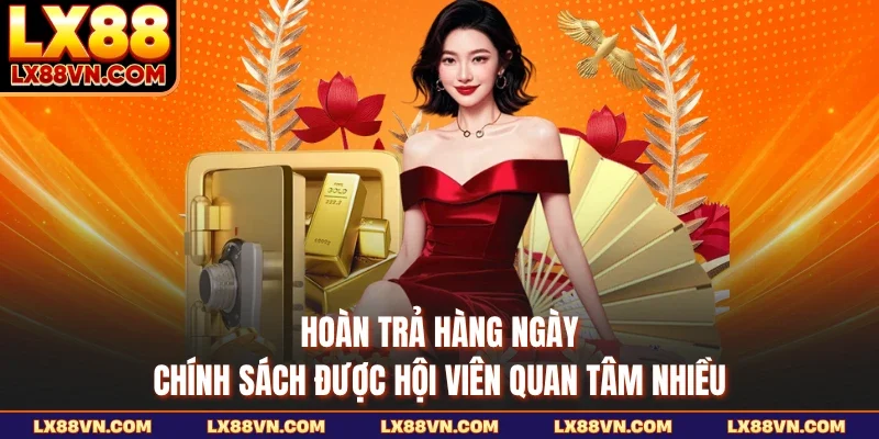 Hoàn trả hàng ngày cập nhật nhiều mốc cộng thưởng theo chu kỳ ngắn với điều kiện nhận quà khá cụ thể cho từng bàn chơi khiến người tham gia vô cùng tò mò.