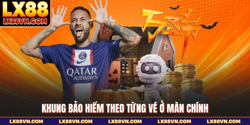 Khung bảo hiểm theo từng vé ở màn chính