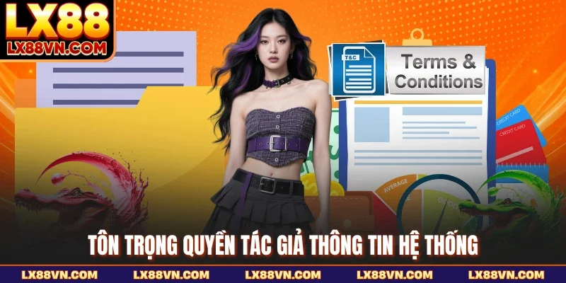 Tôn trọng quyền tác giả thông tin hệ thống